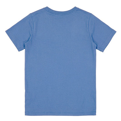 Blue t-shirt on a white background