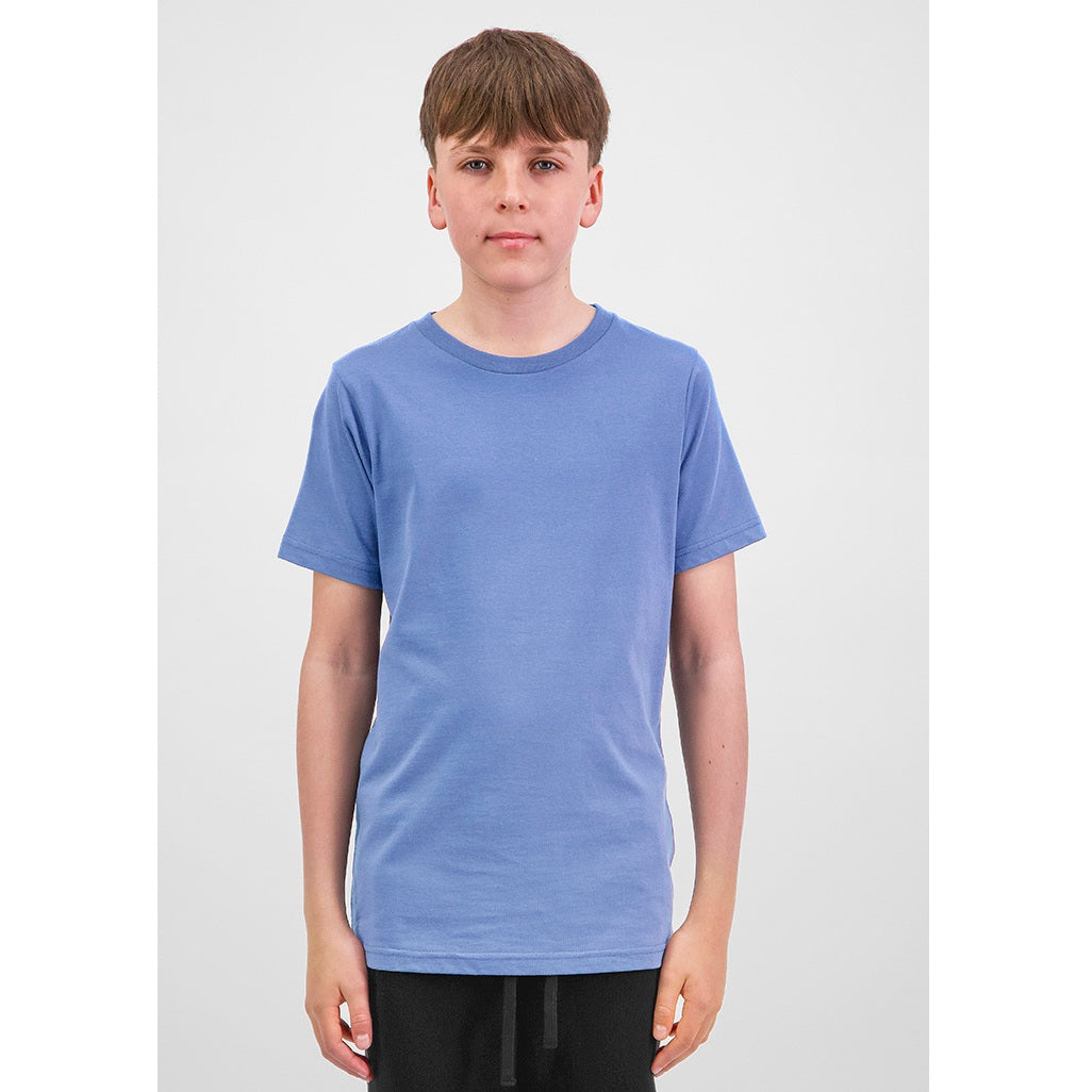 GOODMATES X1001Y Youth Basis Short Sleeve Tee - Ocean - Alternative Front View