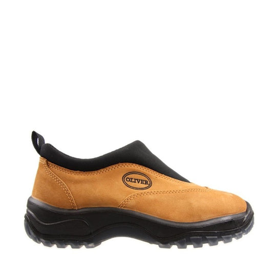 Oliver 34-615 Wheat Slip On Safety Shoe with Steel Toe proection