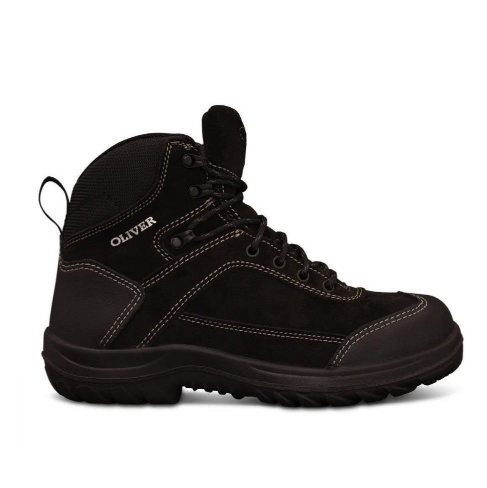 Oliver 34-623 Black Laced Ankle Safety Jogger