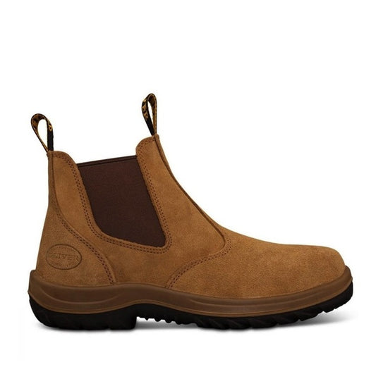 Oliver 34-624 Beige Elastic Sided Safety Boot