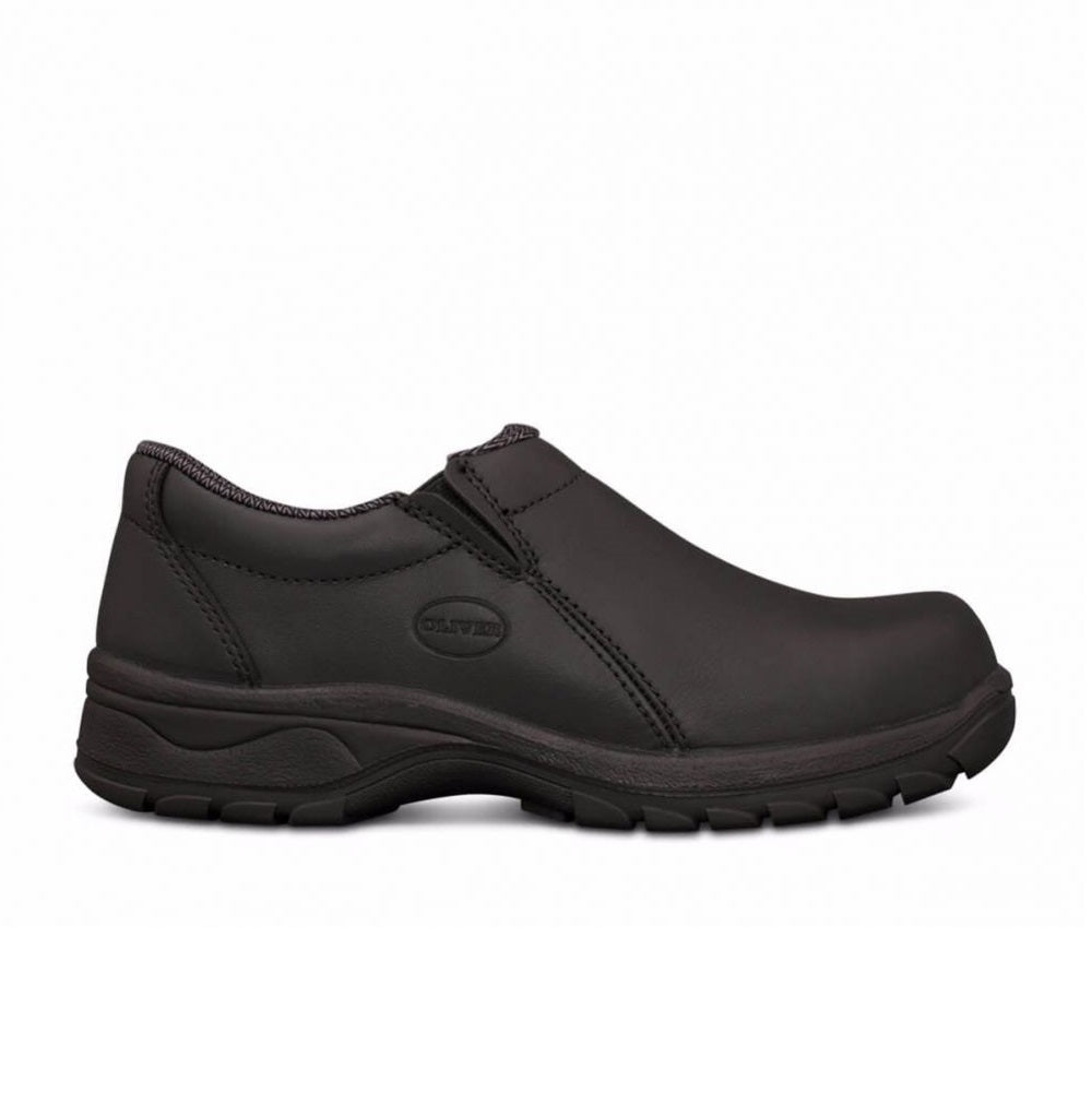 Oliver 49-430 Ladies Black Slip On Steel Toe Safety Shoe