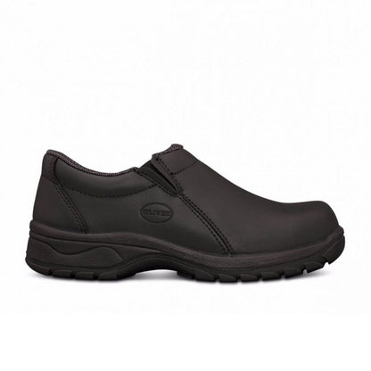 Oliver 49-430 Ladies Black Slip On Steel Toe Safety Shoe
