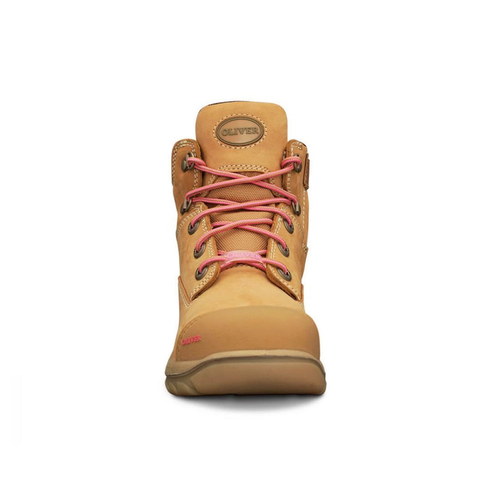 Oliver 49-432Z Ladies Wheat Zip Side Safety Boot