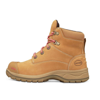 Oliver 49-432Z Ladies Wheat Zip Side Safety Boot