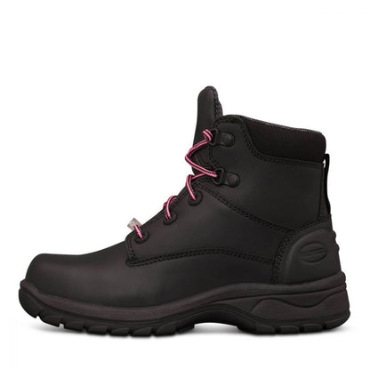 Oliver 49-445Z Ladies Black Zip Side Safety Boot
