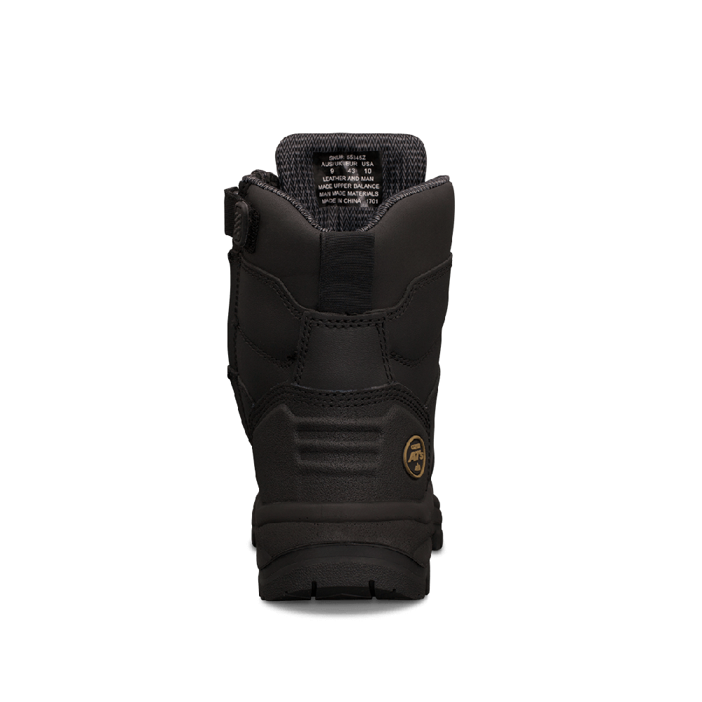 Oliver 55-345Z Black 150Mm Zip Side Safety Boot