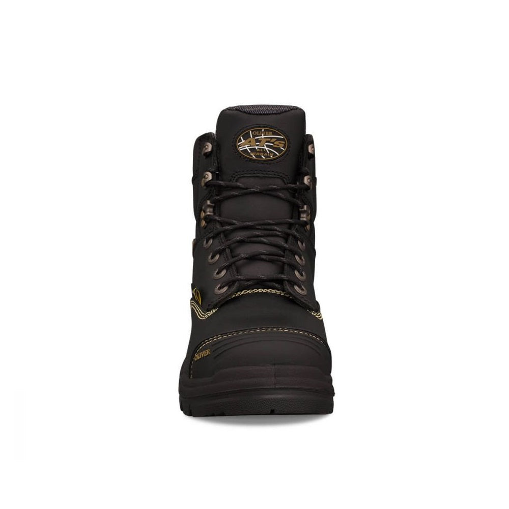 Oliver 55-346 Black Lace Up Metatarsal Safety Boot