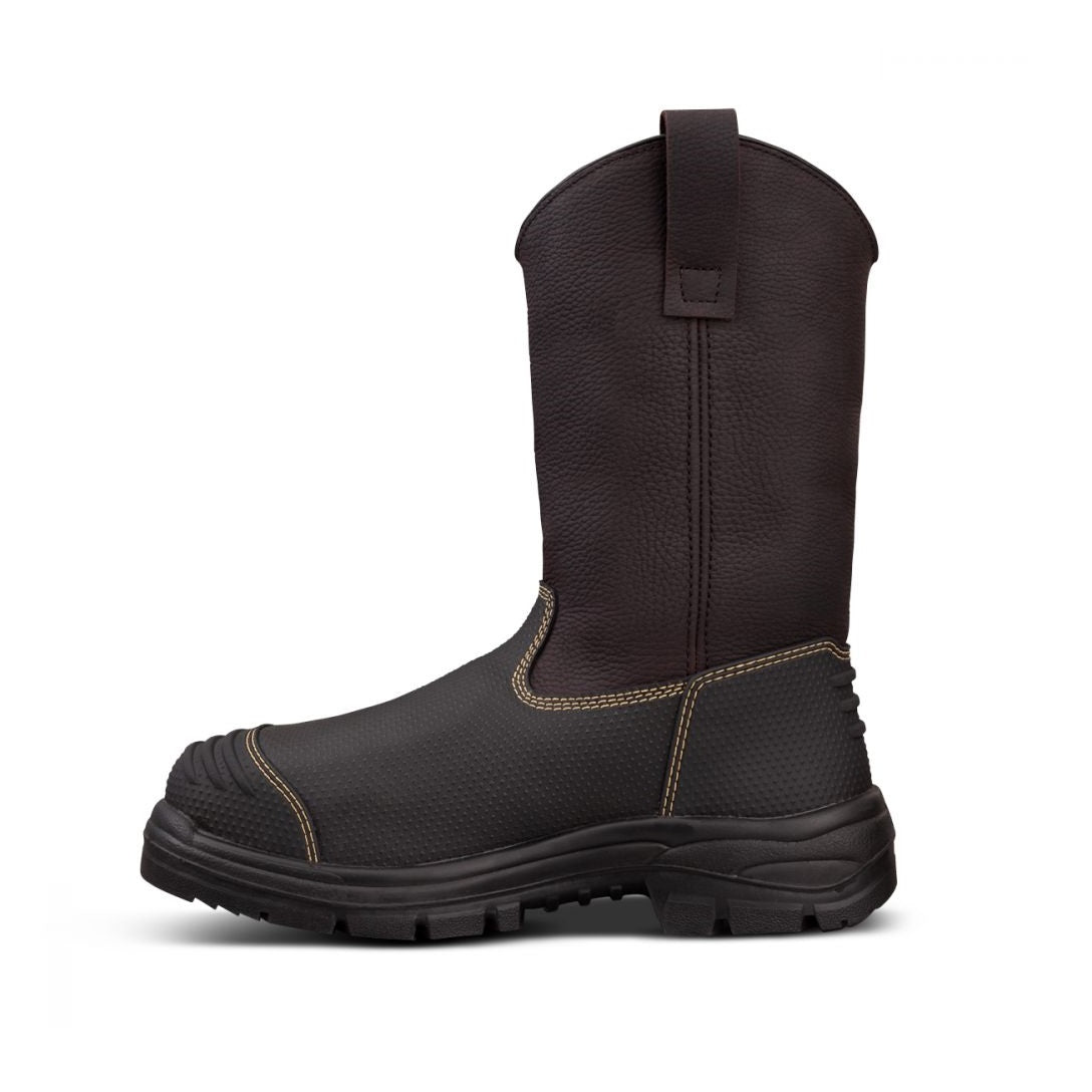 Oliver 65-493 Brown 240Mm Pull On Waterproof Riggers Safety Boot