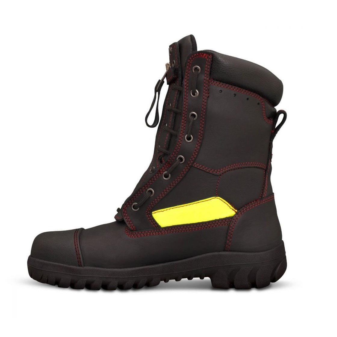 Oliver 66-495 Black 230Mm Lace Up Structural Fire Fighters Composite Safety Boot