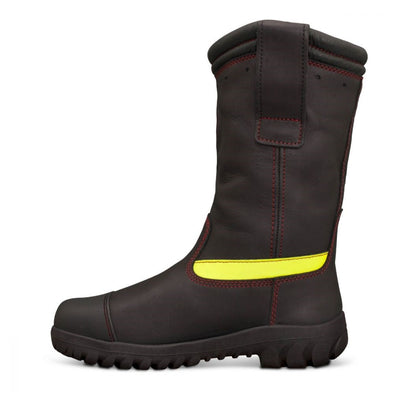 Oliver 66-496 Black 300Mm Pull On Structural Firefighter Composite Safety Boot