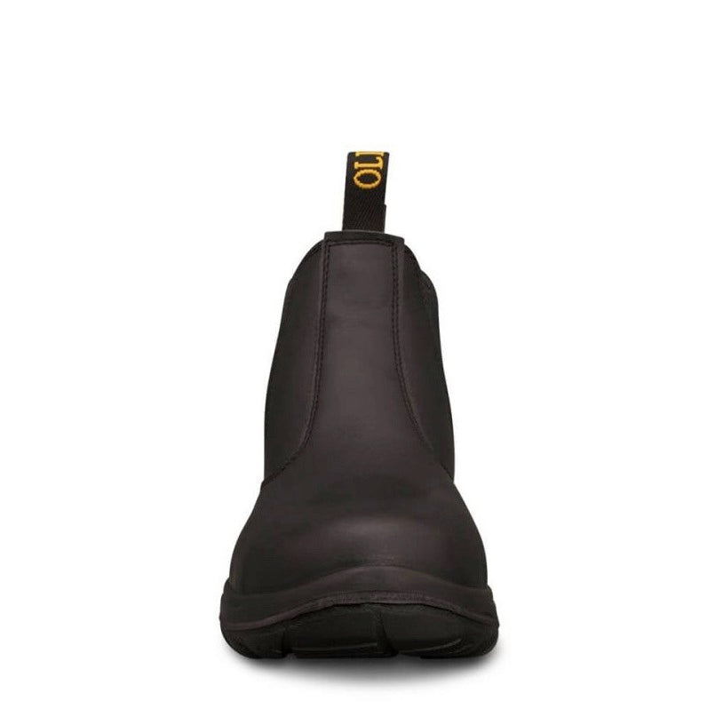 Oliver 34-620 DISCONTINUED Black Elastic Sided Safety Boots Black