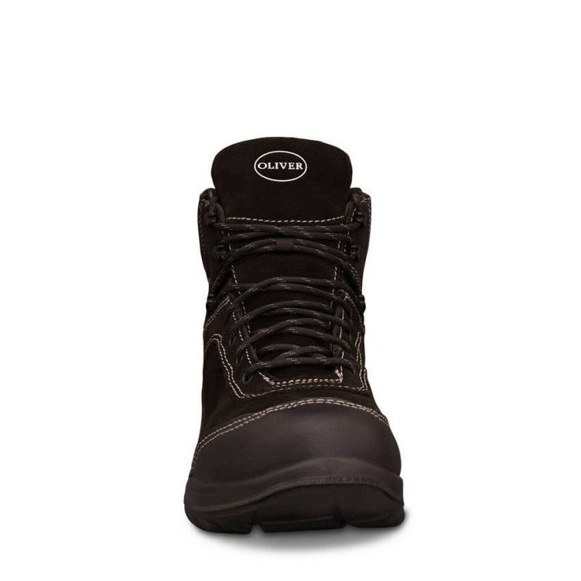 Oliver 34-623 Black Laced Ankle Safety Jogger