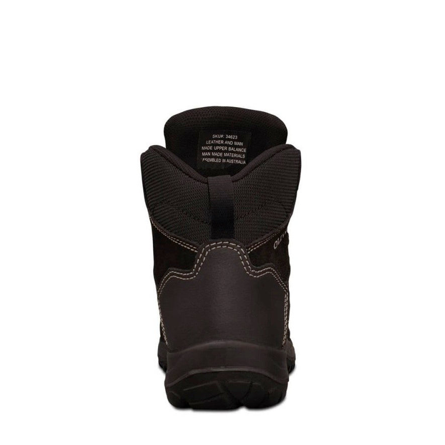 Oliver 34-623 Black Laced Ankle Safety Jogger