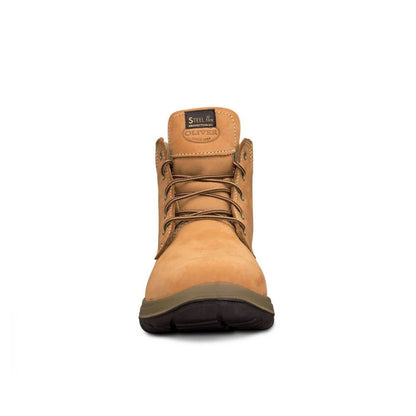 Oliver 34-632 Wheat Lace Up Ankle Safety Boots