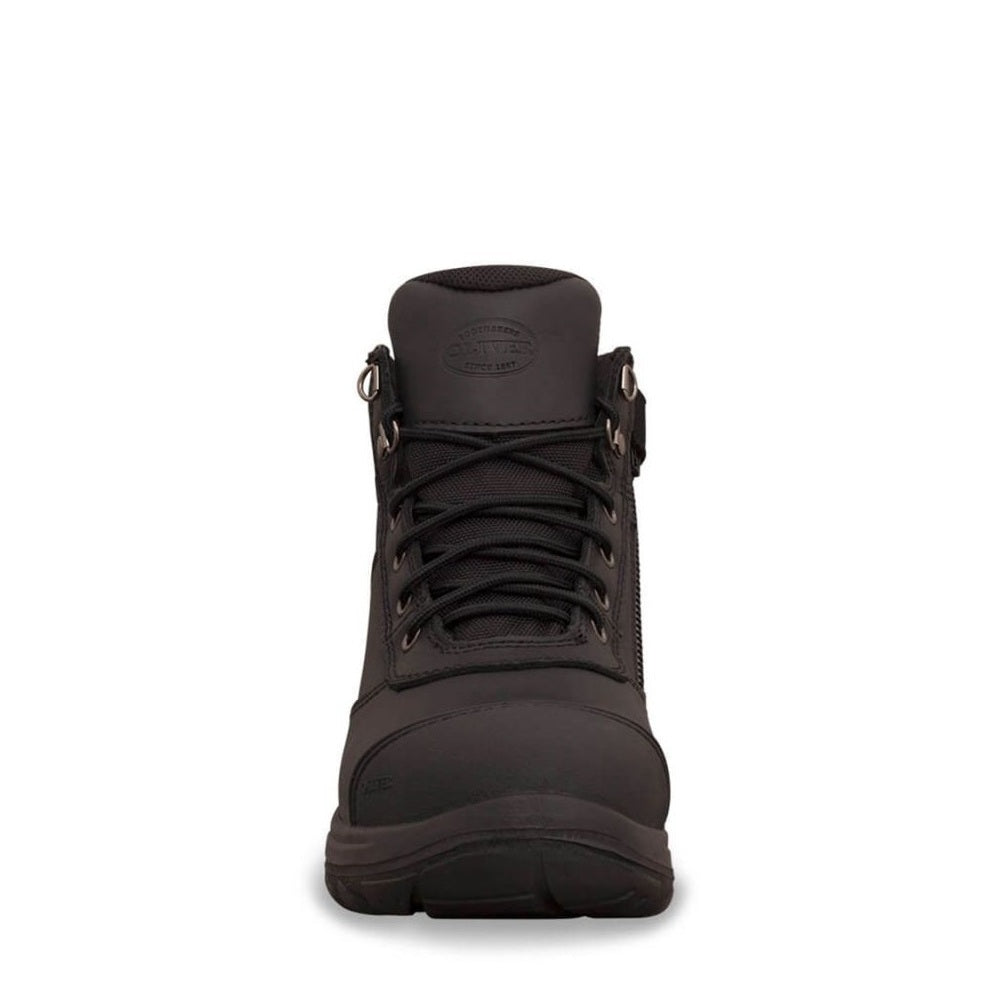 Oliver 34-660 Black Zip Side Ankle Safety Boots