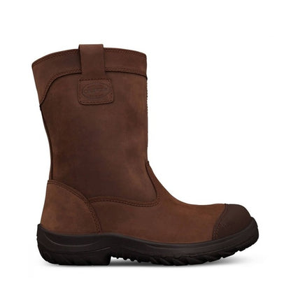 Oliver 34-692 Brown 250Mm Pull On Riggers Safety Boot