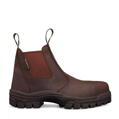 Oliver 45-627 Brown Elastic Sided Composite Safety Boots