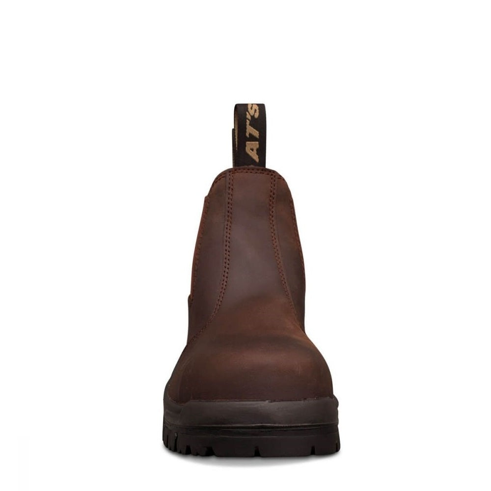 Oliver 45-627 Brown Elastic Sided Composite Safety Boots Brown