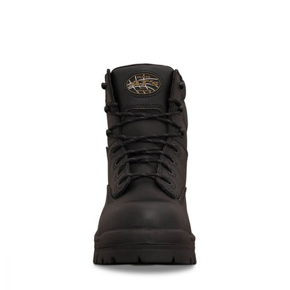 Oliver 45-645 Black 150mm Lace Up Composite Safety Boots Black