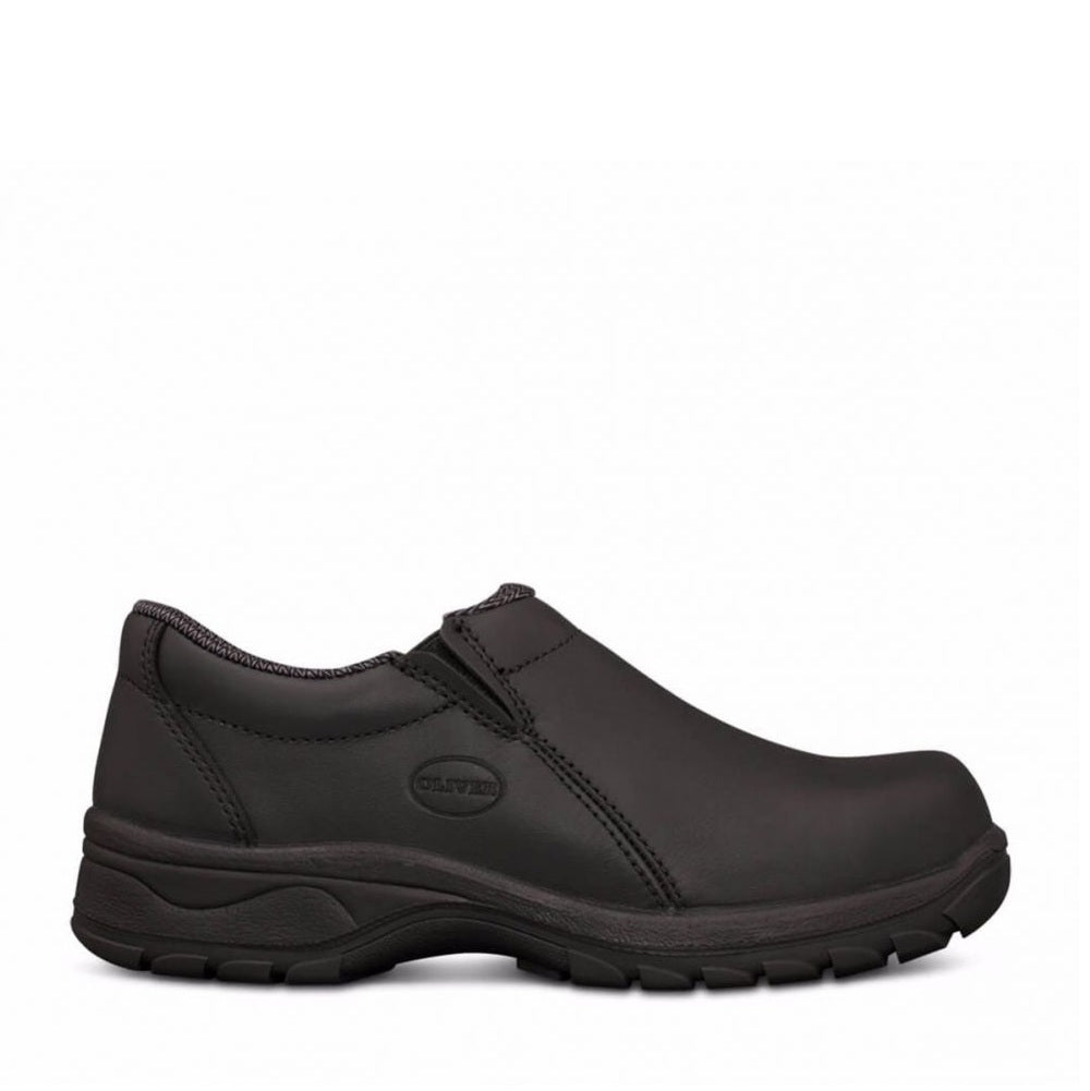 Oliver 49-430 Ladies Black Slip On Steel Toe Safety Shoe