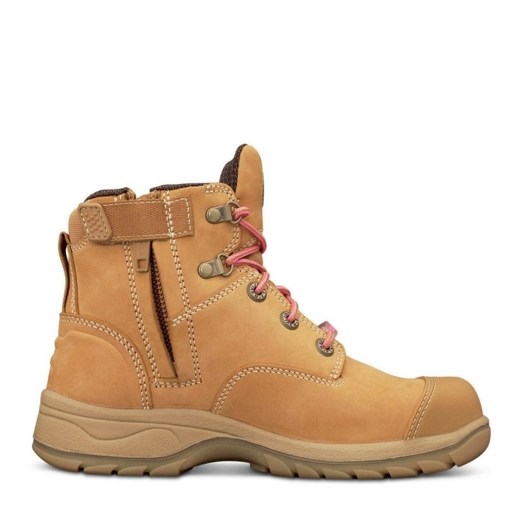 Oliver 49-432Z Ladies Wheat Zip Side Safety Boot