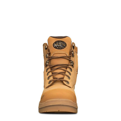 Oliver 55-332Z Wheat 150mm Zip Side Safety Boots