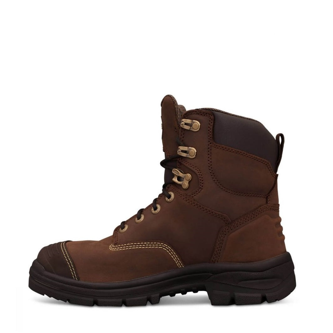 Oliver 55-337 Brown 150mm Lace Up Safety Boots