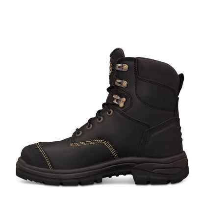 Oliver 55-345 Black 150mm Lace Up Safety Boots