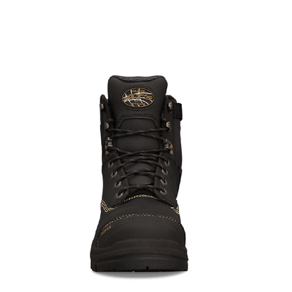 Oliver 55-345Z Black 150mm Zip Side Safety Boots