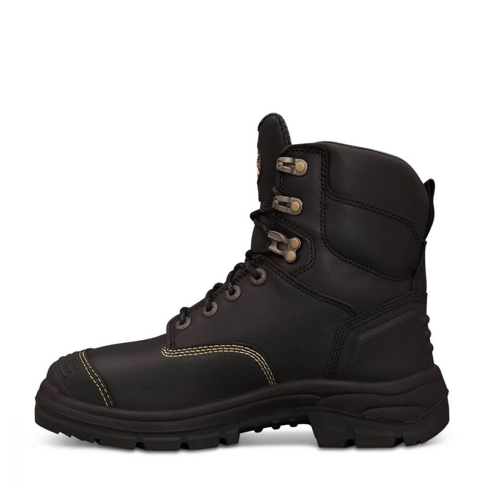 Oliver 55-346 Black Lace Up Metatarsal Safety Boots