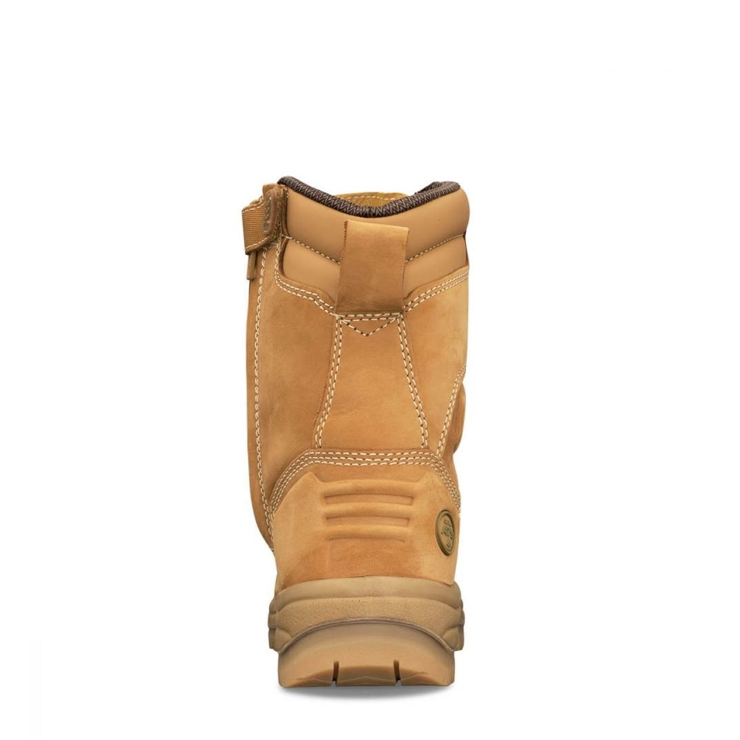 Oliver 55-385 Wheat 200mm Hi-Leg Zip Side Safety Boots