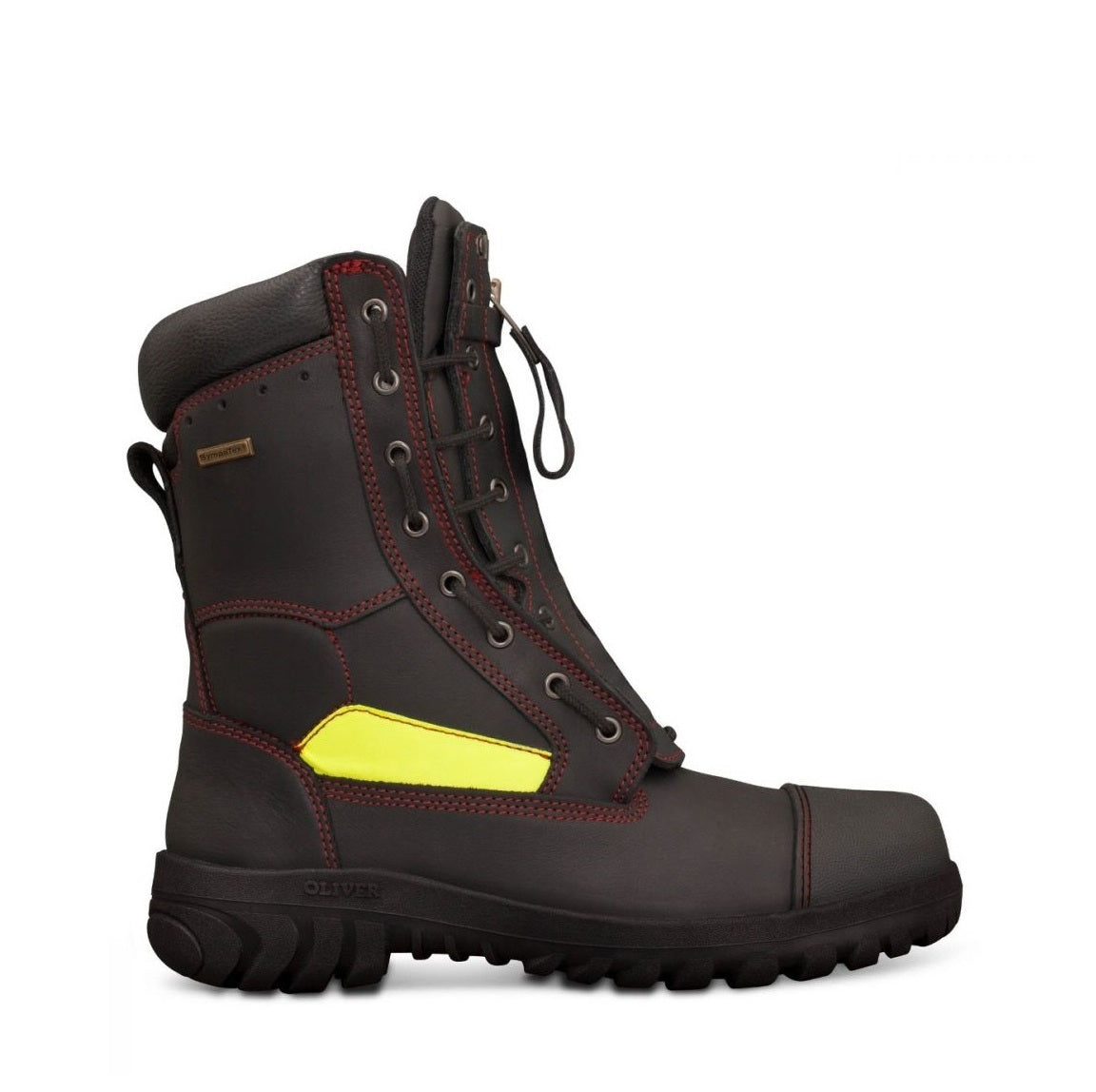 Oliver 66-495 Black 230Mm Lace Up Structural Fire Fighters Composite Safety Boot