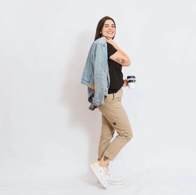 Green Hip P-ORIG Original High Rise Pants