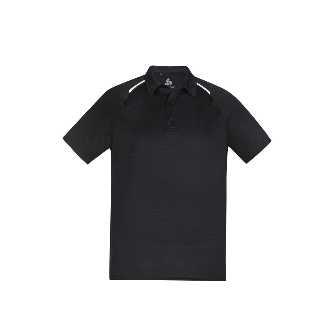 Biz Collection P012MS Academy Men's Contrast Polo