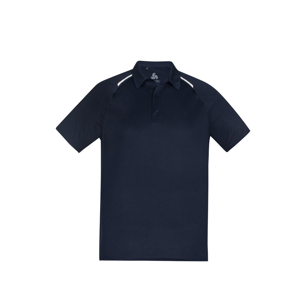 Biz Collection P012MS Academy Men's Contrast Polo