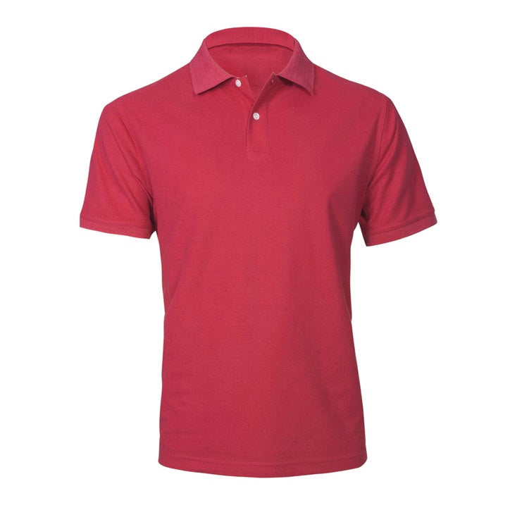 Biz Collection P2100 Mens Neon Polo - Red - Front View