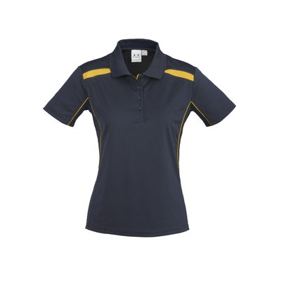 Biz Collection P244LS Ladies United Polo Navy/Gold