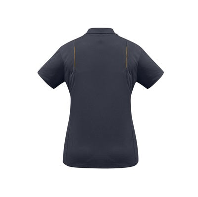 Biz Collection P244LS Ladies United Polo Navy/Gold