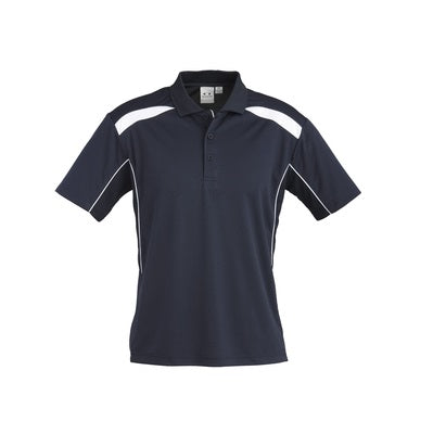 Biz Collection P244MS Mens United Polo - Navy/White - Alternative Front View
