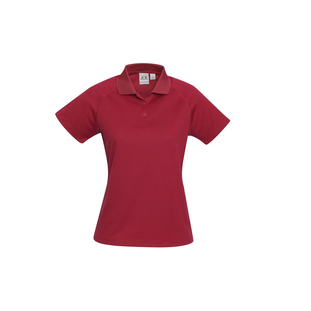 Biz Collection P300LS Ladies Sprint Polo - Red - Alternative Front View