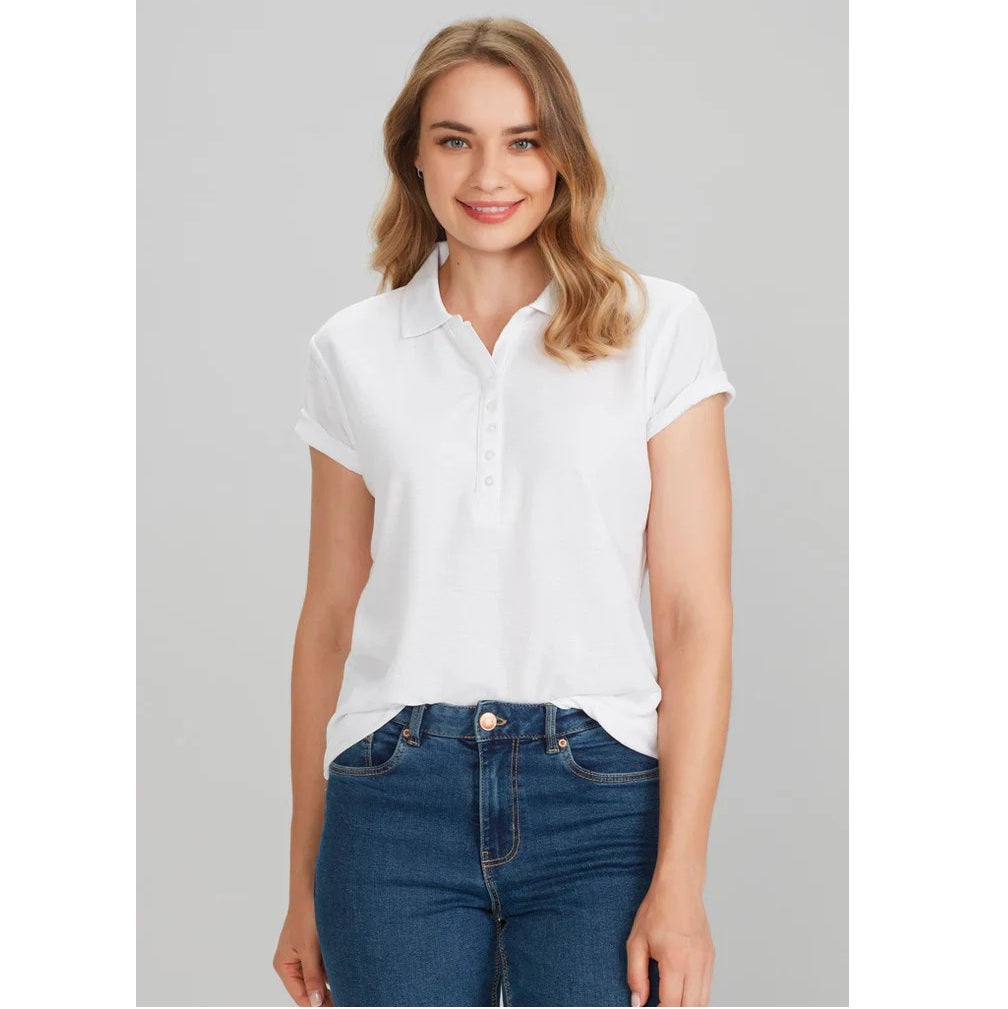 Biz Collection P400LS Crew Ladies Polo