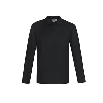 Biz Collection P400ML Crew Mens L/S Polo