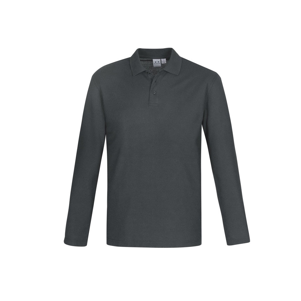 Biz Collection P400ML Crew Mens L/S Polo
