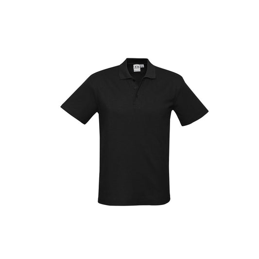 Biz Collection P400MS Crew Mens Polo Black