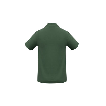 Biz Collection P400MS Crew Mens Polo Forest