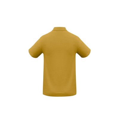 Biz Collection P400MS Crew Mens Polo Gold