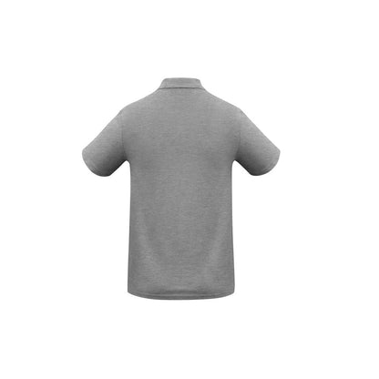 Biz Collection P400MS Crew Mens Polo Grey Marle