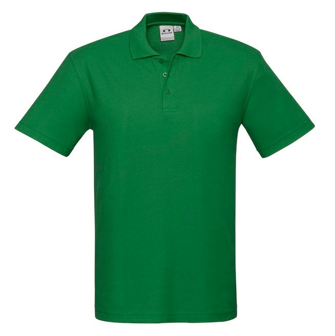 Biz Collection P400MS Crew Mens Polo - Kelly Green - Alternative Front View