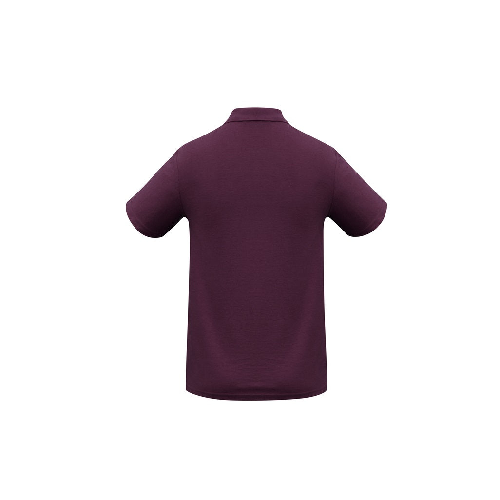 Biz Collection P400MS Crew Mens Polo Maroon